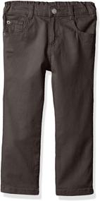 img 4 attached to Wrangler Authentics Toddler Straight Twill Boys' Clothing and Pants