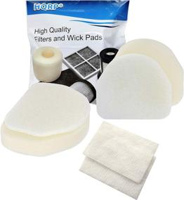 img 4 attached to 🧹 2-pack HQRP Foam and Felt Filter Kit for Shark Navigator NV100, NV100 26, NV105, NV106, UV300, UV300 26 Upright Vacuum Cleaner