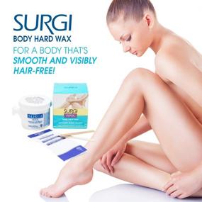 img 3 attached to 👏 Surgi Microwave Body Hard Hair Removal Wax, 4 Oz, Two-Pack