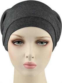 img 2 attached to Slouchy Beanie Comfortable Head Girls Outdoor Recreation and Hiking & Outdoor Recreation Clothing