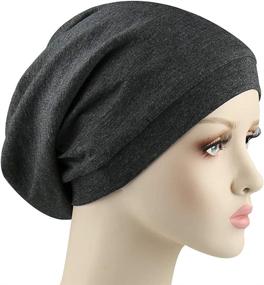 img 1 attached to Slouchy Beanie Comfortable Head Girls Outdoor Recreation and Hiking & Outdoor Recreation Clothing