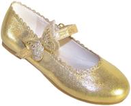 girls sparkly ballerina party butterfly girls' shoes logo