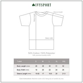 img 2 attached to Ivysport University Short Sleeve Heritage Charcoal Men's Clothing for T-Shirts & Tanks