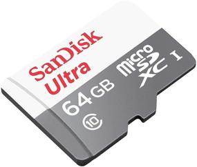 img 2 attached to 💾 Совместимая карта памяти SanDisk MicroSDXC Ultra MicroSD TF Flash объемом 64 ГБ класса 10 для телефона Motorola DROID Turbo 2 с бонусным считывателем карт памяти Everything But Stromboli.