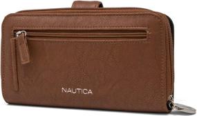 img 1 attached to 👛 Женский кошелек Nautica с блокировкой RFID: Обеспечьте безопасность своему стилю с сумками и кошельками