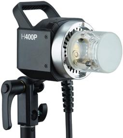 img 1 attached to 📸 Godox H400P Extension Flash Head for AD400pro, Power Cable Extension for Godox AD400Pro Outdoor Flash Strobe, Handheld Grip and Additional Light Head Included, Quick and Easy Installation