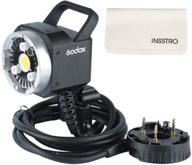 📸 godox h400p extension flash head for ad400pro, power cable extension for godox ad400pro outdoor flash strobe, handheld grip and additional light head included, quick and easy installation logo