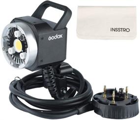 img 4 attached to 📸 Godox H400P Extension Flash Head for AD400pro, Power Cable Extension for Godox AD400Pro Outdoor Flash Strobe, Handheld Grip and Additional Light Head Included, Quick and Easy Installation