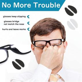 img 1 attached to Eyeglasses Anti Slip Adhesive Silicone Sunglasses Vision Care
