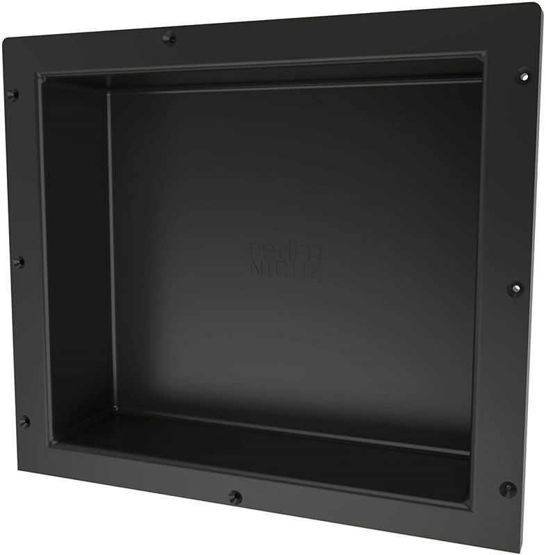 redi niche single recessed shower 로고