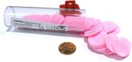 🎲 koplow games pink mini poker chip tube: 50ea, 7/8in - ideal for gaming enthusiasts! логотип