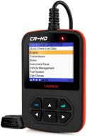 enhanced obd2 diagnostic reader obdii scan tool for heavy duty trucks - creader hd plus crhd truck code scanner with obd-ii communication modes 1-10 and j1587, j1708, and j1939 protocols logo