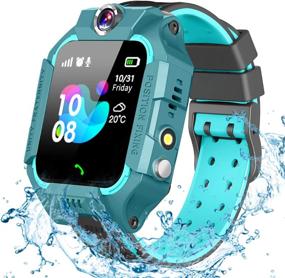 img 4 attached to 📱 GBD Kids Smart Watch - Green Smartwatch Phone with Call Games, SOS Alarm Clock 12/24 Hr - Ideal Learning Toy, Perfect Birthday Gift for Children 3-12