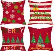 christmas pillow farmhouse decorations cushion logo