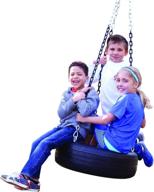 🏞️ m & m sales enterprises treadz traditional tire swing: a classic and fun outdoor activity for kids and adults, mm00140 логотип