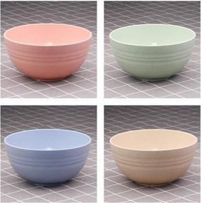 img 2 attached to 🥣 Ultimate Unbreakable Cereal Bowls: Lightweight and Dishwasher Safe