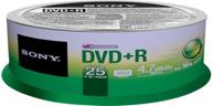 📀 sony 25dpr47sp 16x dvd+r 4.7gb recordable dvd media - 25 pack spindle: high-quality discs for efficient data storage and playback logo