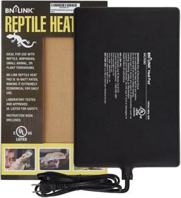 img 4 attached to 🐢 BN-LINK Reptile Heating Pad: Waterproof Electric Under Tank Terrarium Mat for Optimal Comfort of Turtles, Lizards, Frogs, and More