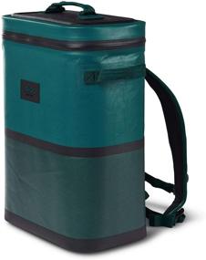 img 3 attached to 🎒 Igloo Reactor 24-Can Portable Soft Sided Insulated Cooler Bag with Leakproof and Waterproof Zipper, Backpack Style, Padded Shoulder Straps - Ideal for Hiking, Camping, Fishing, and Picnic - Deep Teal