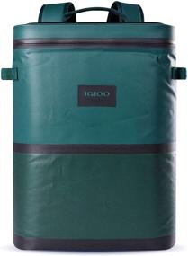 img 4 attached to 🎒 Igloo Reactor 24-Can Portable Soft Sided Insulated Cooler Bag with Leakproof and Waterproof Zipper, Backpack Style, Padded Shoulder Straps - Ideal for Hiking, Camping, Fishing, and Picnic - Deep Teal