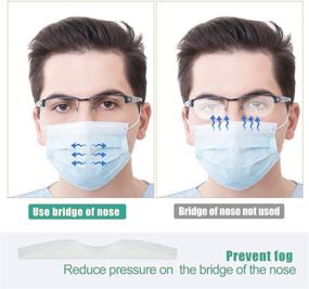 img 3 attached to 20-Piece Anti Fog Nose Bridge Pads: Soft Silicone Self-Adhesive Strips for Mask Comfort & Protection