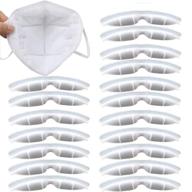 20-piece anti fog nose bridge pads: soft silicone self-adhesive strips for mask comfort & protection logo