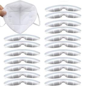 img 4 attached to 20-Piece Anti Fog Nose Bridge Pads: Soft Silicone Self-Adhesive Strips for Mask Comfort & Protection