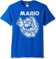 nintendo mario t shirt premium heather men's clothing logo