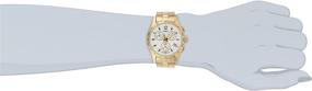 img 2 attached to ⌚ Timex Women's Ameritus Chronograph White Dial Gold-Tone Stainless Steel Bracelet Watch: Elegant Timepiece for Stylish Ladies