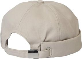 img 2 attached to 🧢 Stylish Dockworker Hat: WITHMOONS Watch Cap Beanie Cotton Docker Brimless Harbour Hat VZ50060