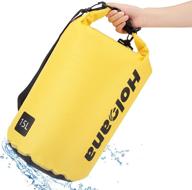 holoana waterproof bag - lightweight dry bags waterproof 5l/15l - ideal roll top dry bag for kayaking, beach, boating, camping, fishing, floating логотип