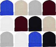 🧢 bundle up with a 12-pack of cozy winter beanie hats for men and women – wholesale savings! logo