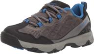 merrell unisex шамелеон завязки бирюзовые детские кроссовки: универсальный комфорт и стиль! логотип