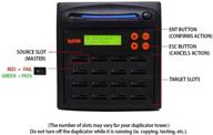 📸 systor 1-7 sd/microsd duplicator - fast standalone memory card copier/eraser logo