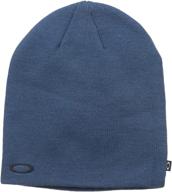 oakley fine knit beanie blackout logo