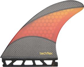 img 3 attached to Futures Fins TECHFLEX 5 FIN ORANGE