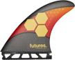 futures fins techflex 5 fin orange logo