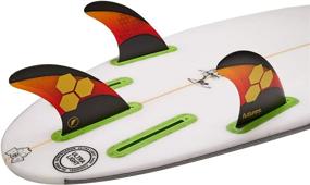 img 1 attached to Futures Fins TECHFLEX 5 FIN ORANGE