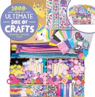 🦄 unleash your creativity with the horizon group usa ultimate box of crafts, unicorn theme logo