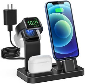 img 4 attached to Tinetton Charging Station Compatible AirPods