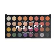 wet n wild wild heart artistry palette: comprehensive 32-piece makeup set with stunningly rich matte and glitter finishes, vibrant powder pigments - perfect for blending, building, and creating breathtaking looks (1114215) logo