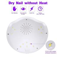 hestiasko uv led nail lamp kit: professional gel polish dryer with timer setting sensor and lcd display logo