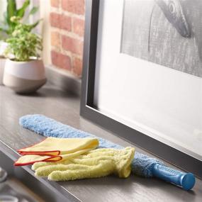 img 2 attached to 🧹 E-Cloth Cleaning & Dusting Wand: The Ultimate Microfiber Tool for 300 Wash Guarantee, Blue - 1 Pack