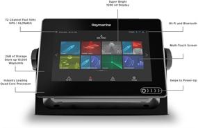 img 3 attached to Усовершенствованный эхолот Raymarine Axiom 7: GPS, WiFi, расширенный Chirp-сонар, Downvision, датчик и включен Navionics+ - 7-дюймовый дисплей (Модель: E70364-02-NAG)