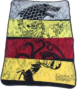img 1 attached to 🔥 Rabbit Tanaka Game of Thrones Cozy Fleece Throw Blanket - 46&#34; x 60&#34;