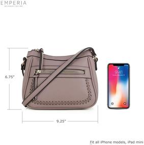 img 2 attached to EMPERIA Crossbody Purse Woman Black Women's Handbags & Wallets and Crossbody Bags