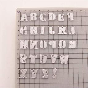 img 3 attached to 🔡 Versatile 26 Alphabet Letters Metal Cutting Dies: Enhance Card Making, Scrapbooking & DIY Projects with DIY Album Embossing Folder Paper Cake Card Maker Template Decor Stencils