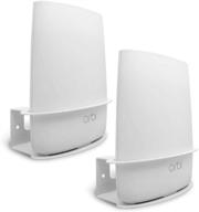 🔌 allicaver wall mount holder for netgear orbi routers - sturdy metal stand compatible with orbi wifi router models rbs40, rbk40, rbs50, rbk50, ac2200, ac3000 (pack of 2) logo
