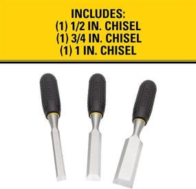 img 3 attached to Stanley 16-150 Short 3-Piece Chisel Set