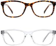 👓 mimoeye 2pack stylish blue light blocking glasses: ultimate eyestrain relief for computer, gaming & more - perfect for women, men, and teens logo